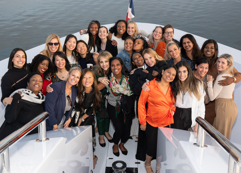 Guiding Leaders on a boat